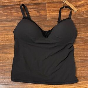 Skims onyx fits everybody lace push up cami NWT